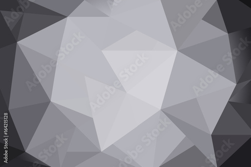 abstract triangles gray gradient for background. geometric style © suthisak