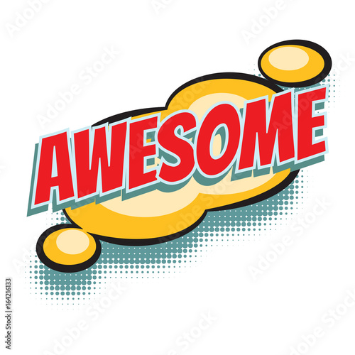 awesome comic word