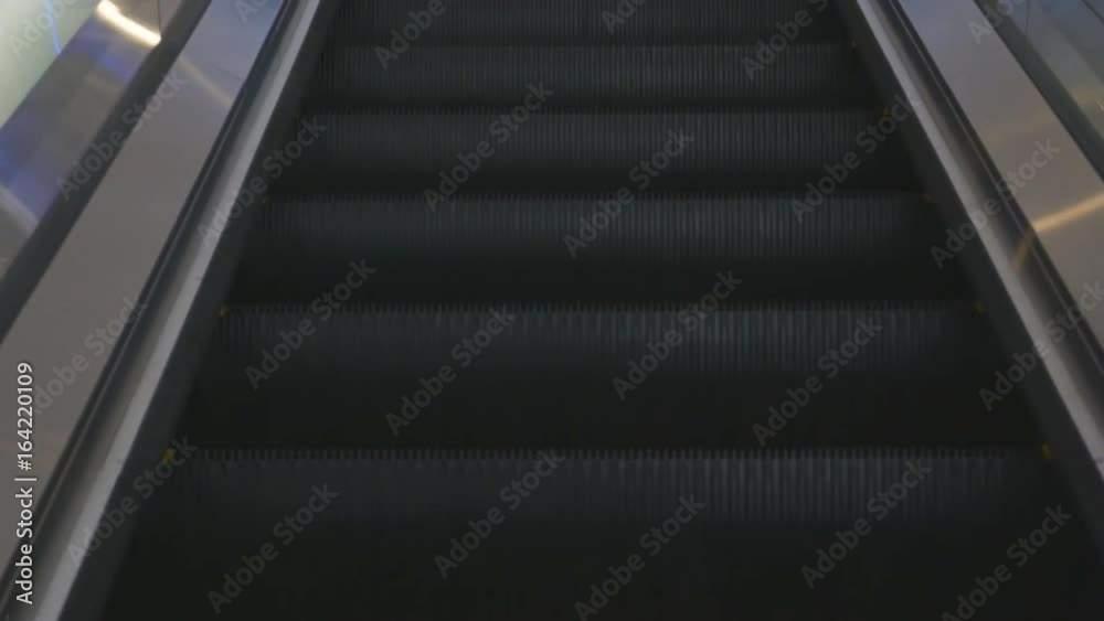 4k video of escalator in shopping center 4k video of escalator in shopping center