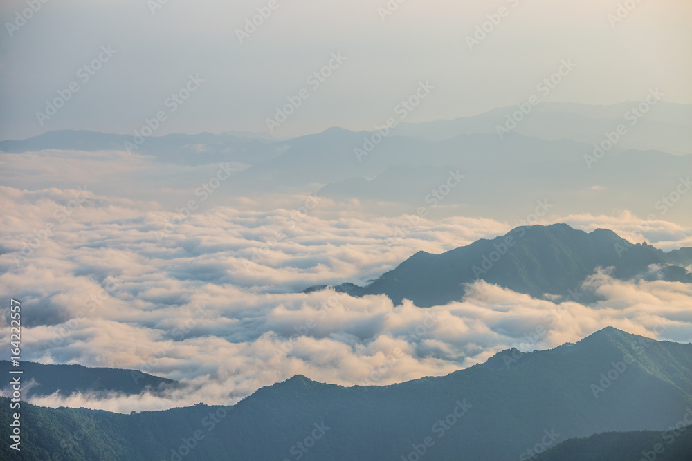 Morning sea of clouds
Morning sea of clouds