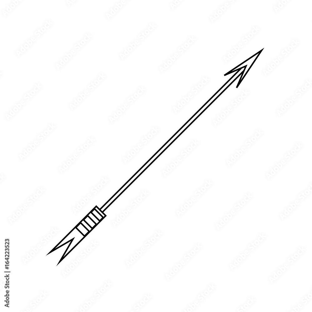 Bow arrow symbol Bow arrow symbol