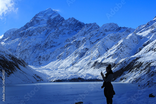 Mt Cook, Hooker lake and Glazier 