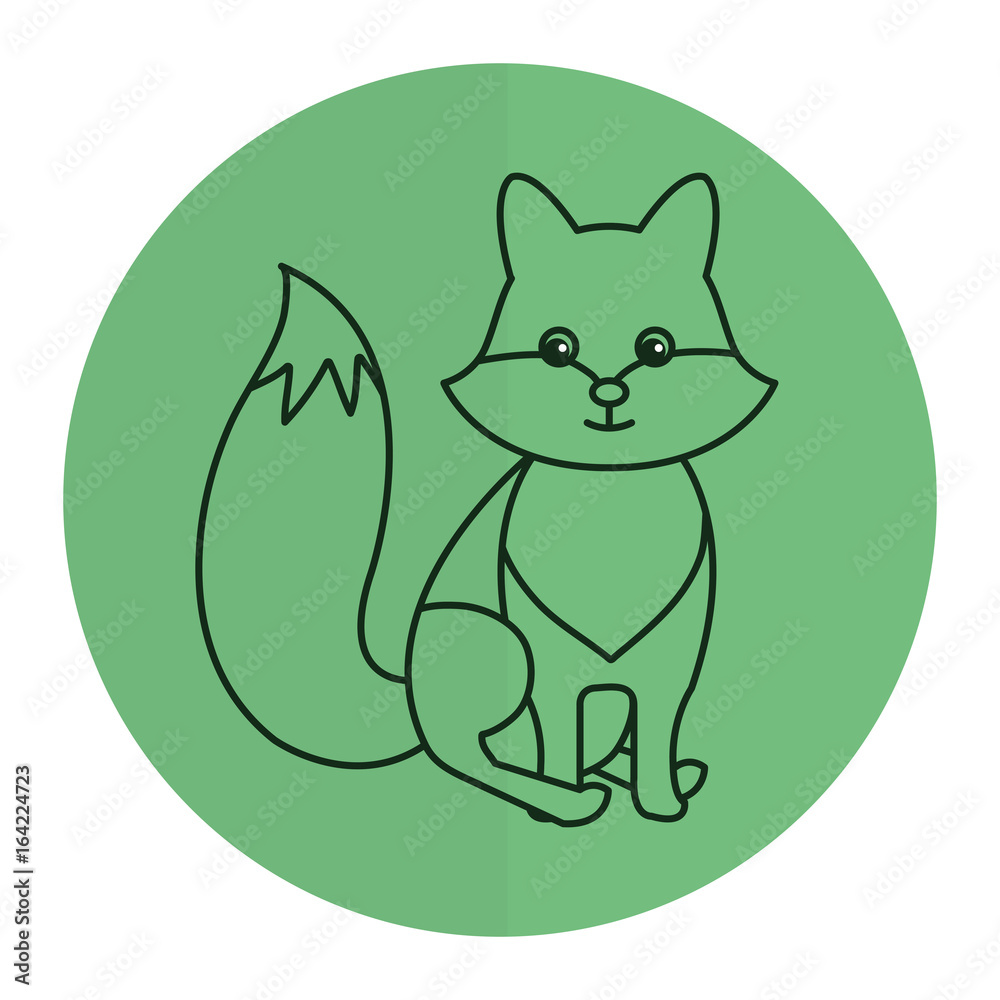 cute and tender fox vector illustration design cute and tender fox vector illustration design