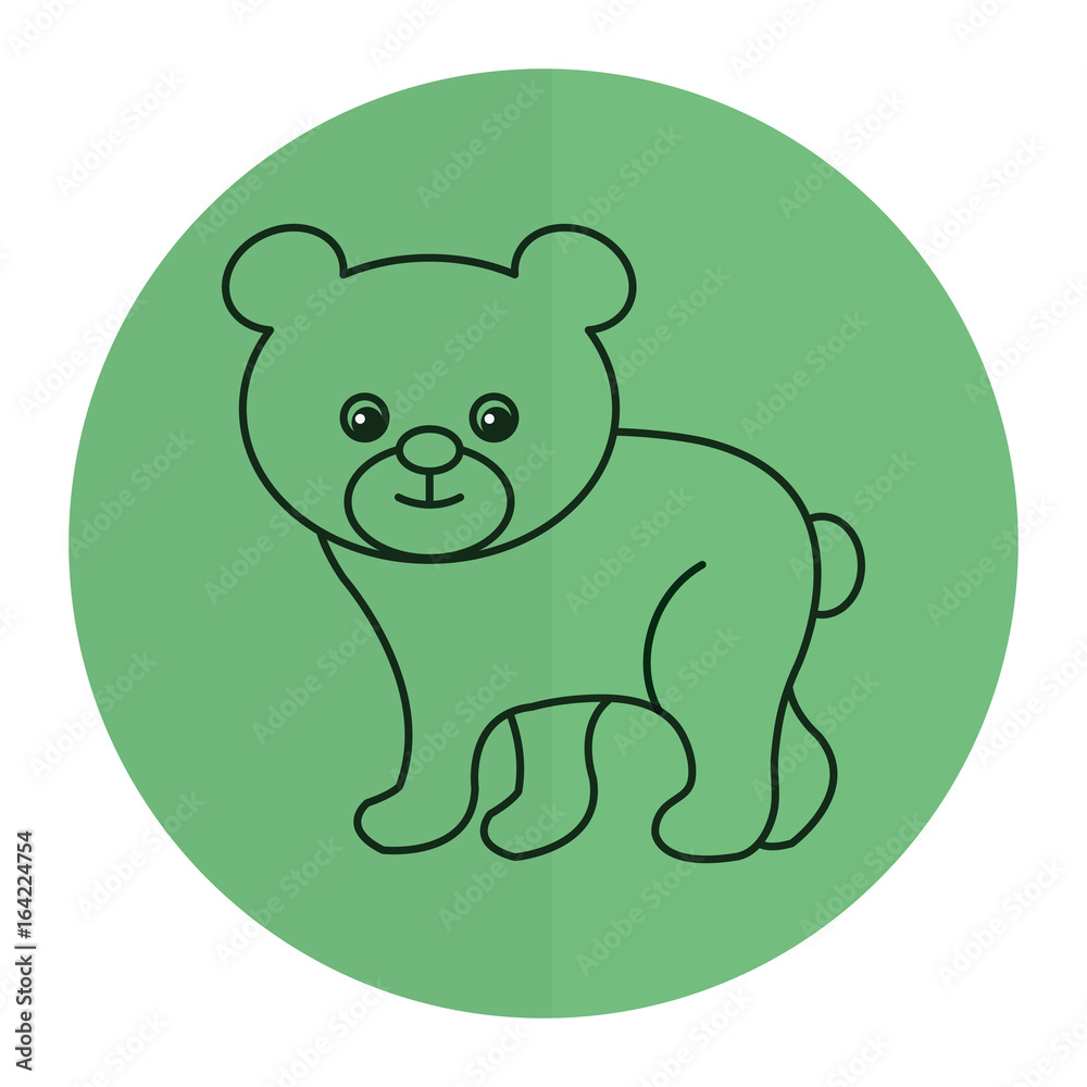 cute and tender bear vector illustration design cute and tender bear vector illustration design