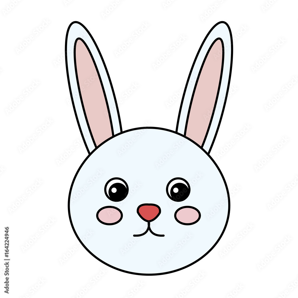 cute and tender rabbit vector illustration design cute and tender rabbit vector illustration design