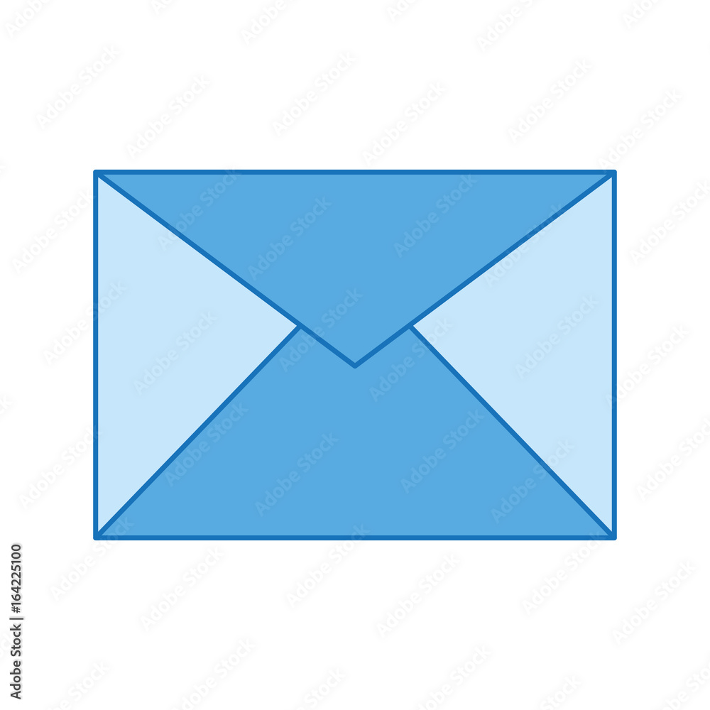 envelope mail isolated icon vector illustration design
