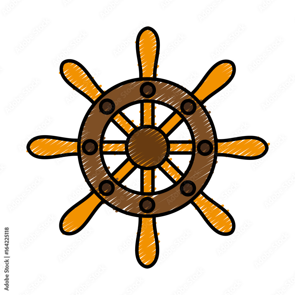 Obraz premium rudder icon image