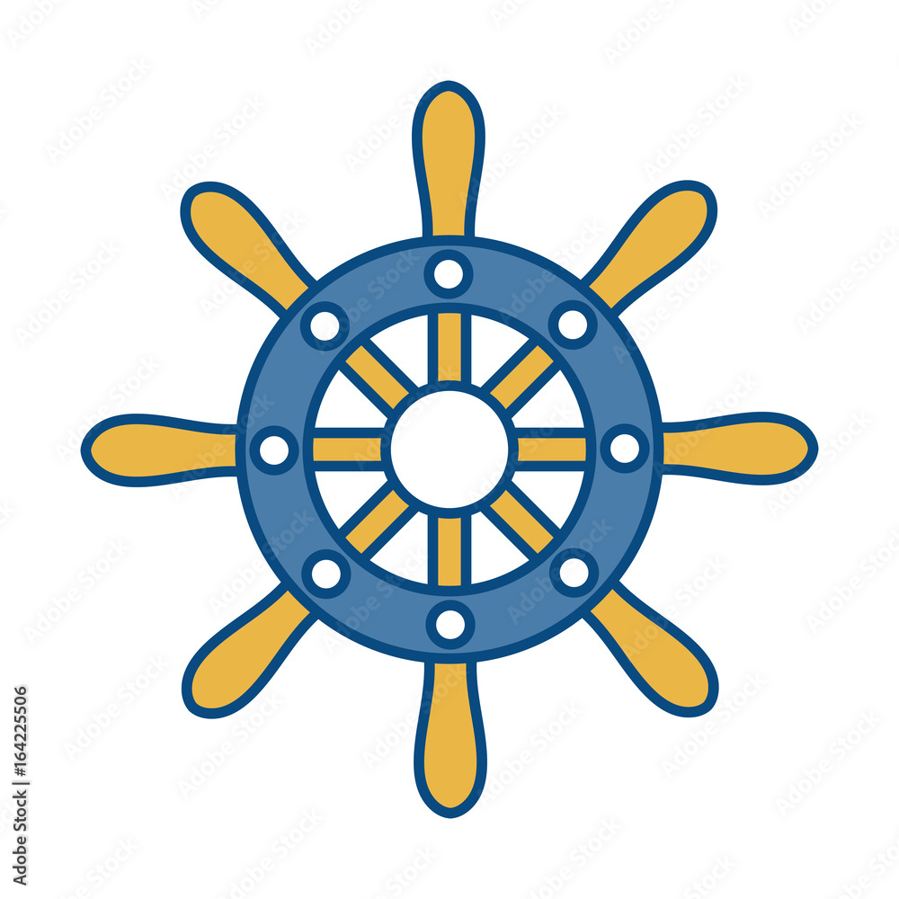 Obraz premium rudder icon image