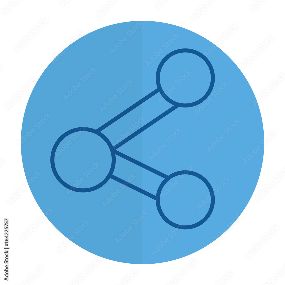 share symbol isolated icon vector illustration design