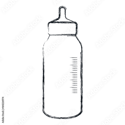 bottle baby isolated icon vector illustration design
