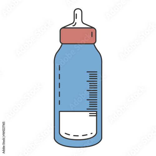 bottle baby isolated icon vector illustration design