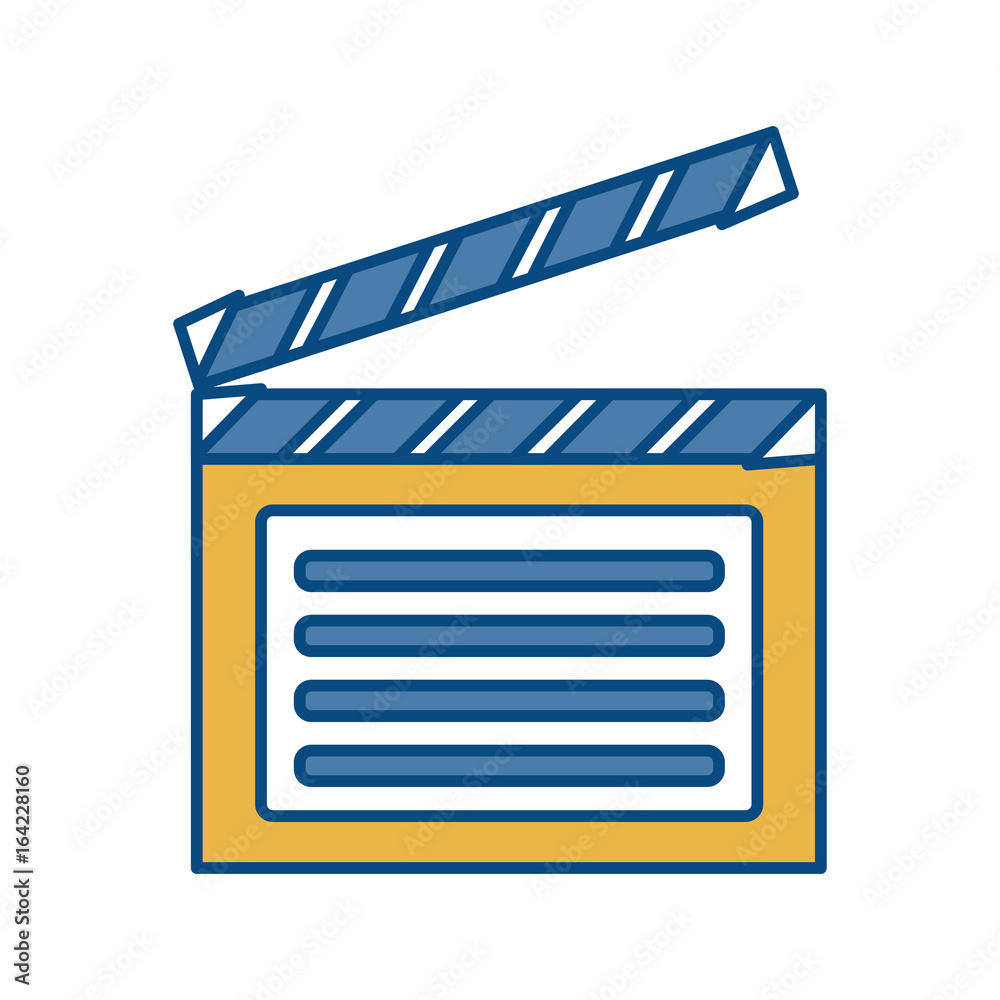 cinema clapboard icon