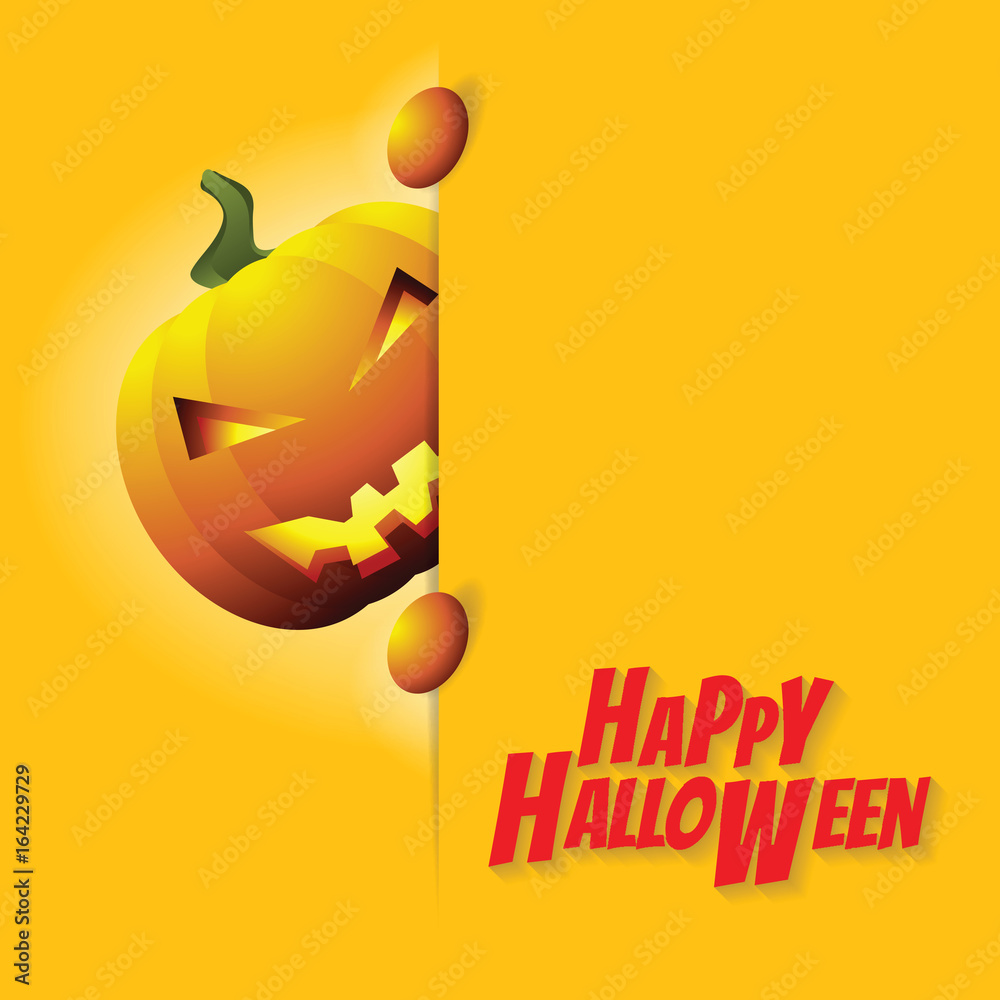 Naklejka premium Happy Halloween.