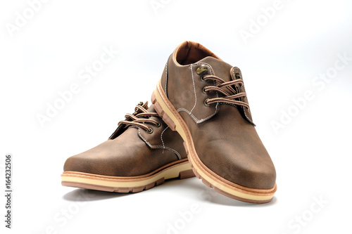 Leather shoes isolated