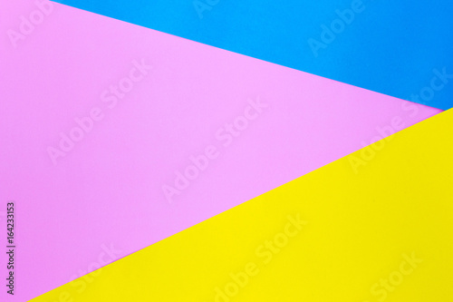 Flat lay abstract color paper and pastel paper background.