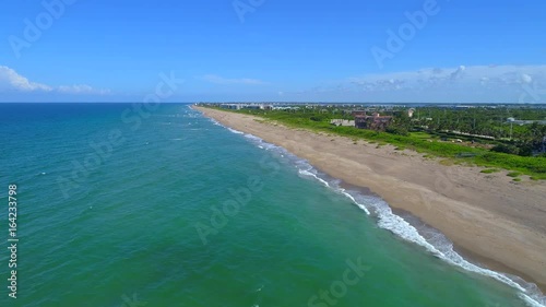 Jensen Beach Hutchinson Island Stuart Florida 4k drone aerial video photo