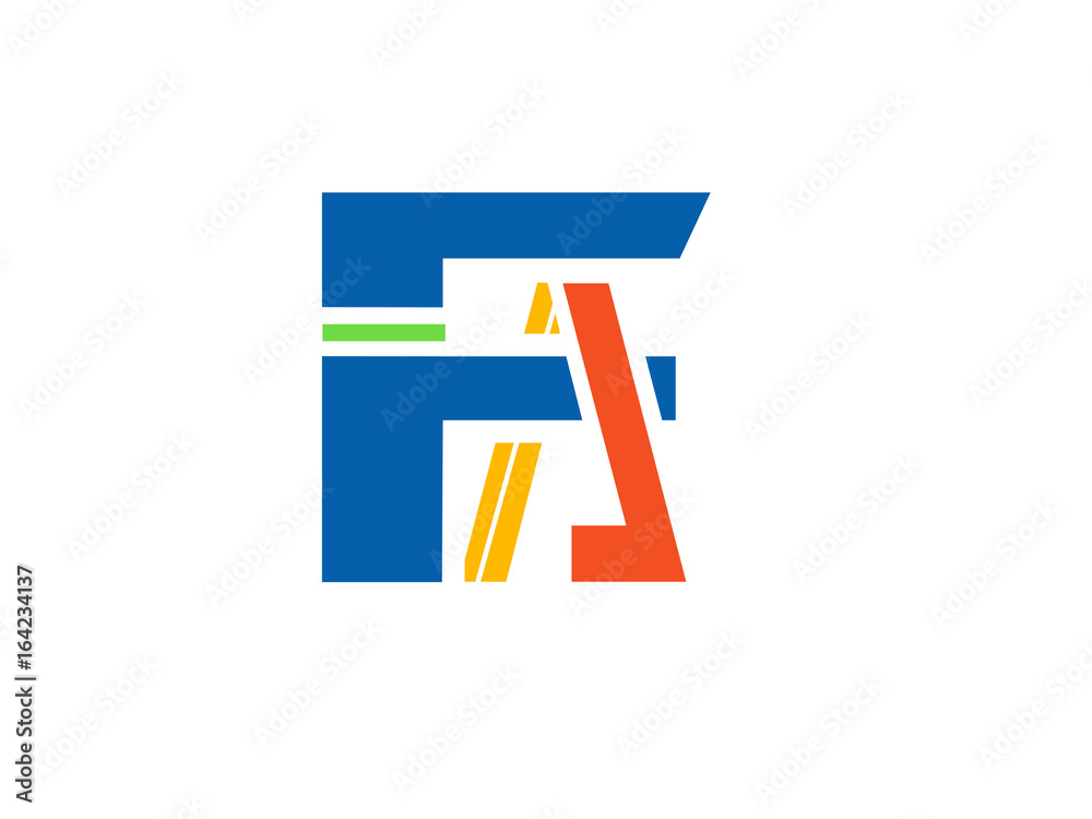 FA Initial Logo for your startup venture FA Initial Logo for your startup venture