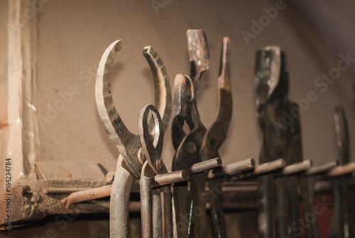 Set of forging tools