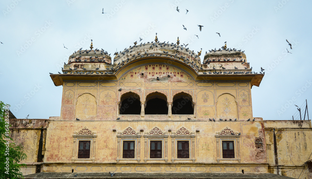Old buildings located in Jaipur, India