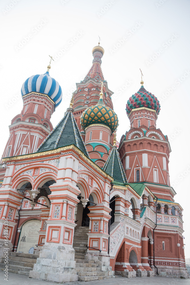 Fototapeta premium Saint Basil cathedral red square moscow church