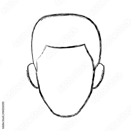 profile man male person head avatar vector illustration