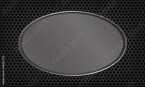 Modern steel plate texture and background. metal plate of steel sheet metallic. It's dark tone with hexagon shapes for design artwork, backdrop or skin product. Vector illustration.