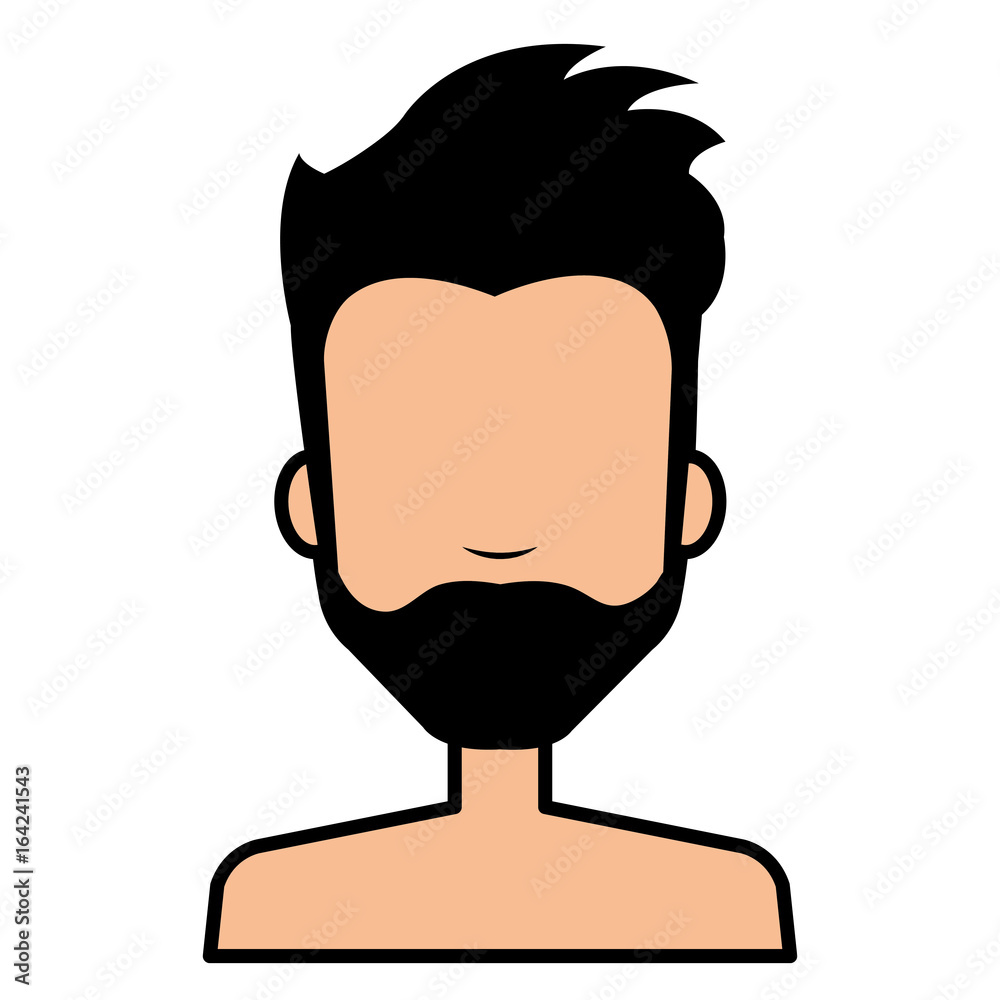 young man model shirtless avatar character vector illustration design young man model shirtless avatar character vector illustration design