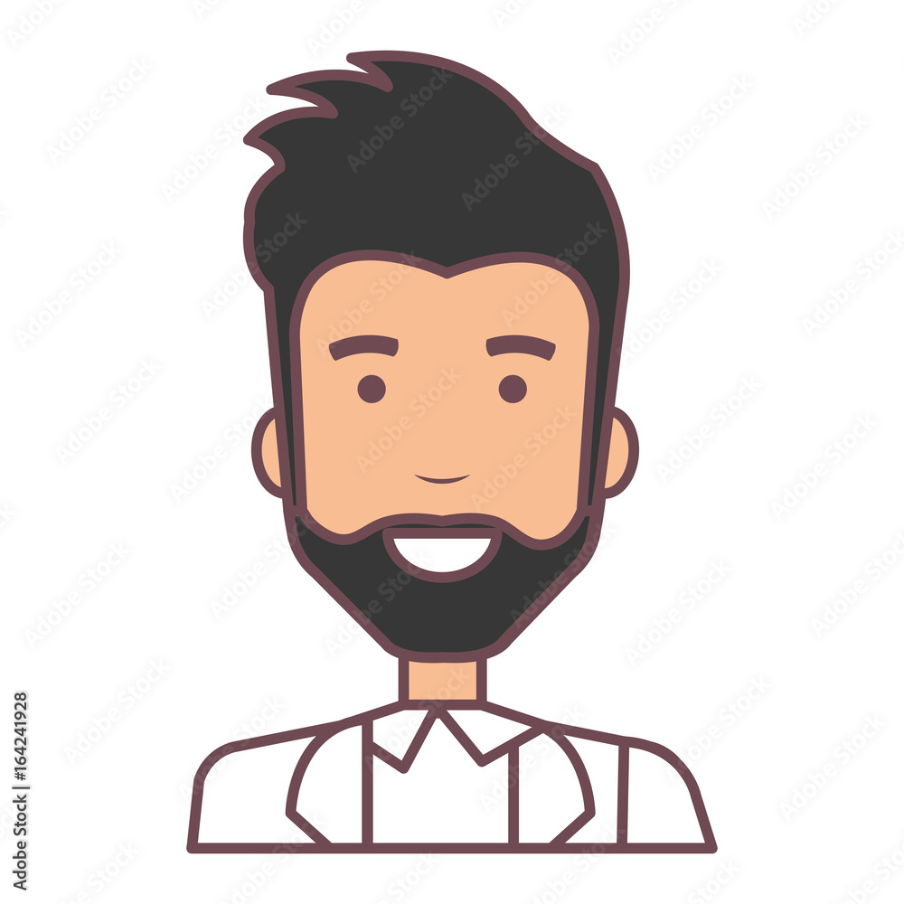 elegant husband avatar character vector illustration design elegant husband avatar character vector illustration design