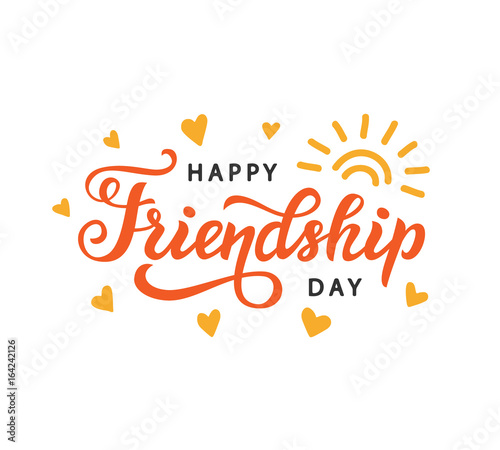 Happy Friendship Day cute poster