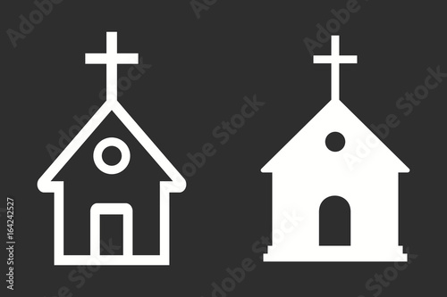 Church - vector icon.