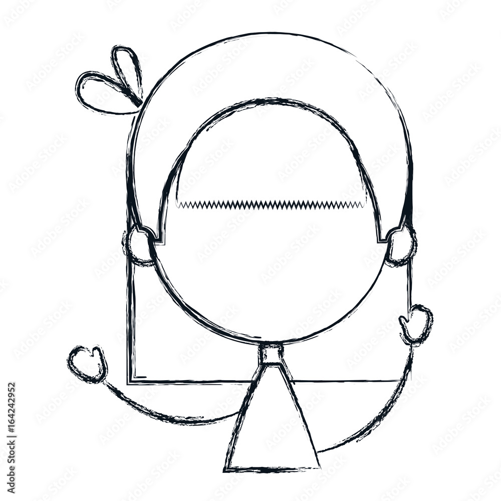 cute and little girl character vector illustration design cute and little girl character vector illustration design
