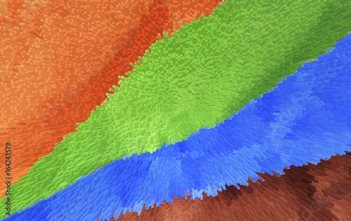 Abstract background texture with extrude filter  effect