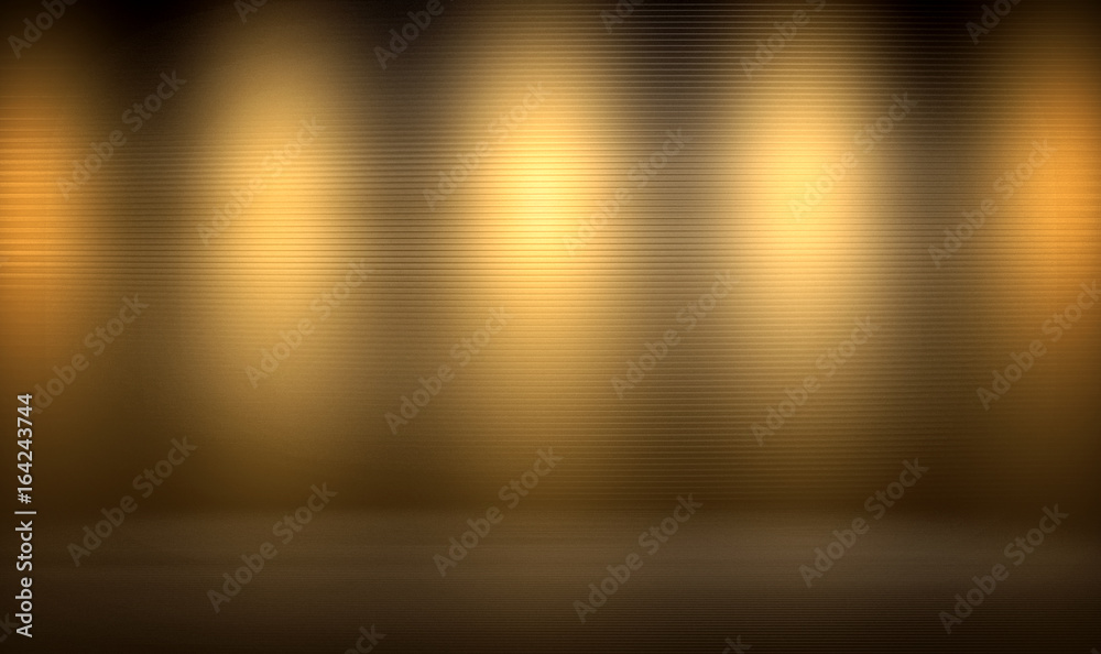 golden interior with striped background golden interior with striped background