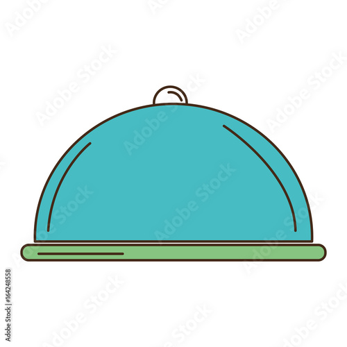 tray server isolated icon vector illustration design