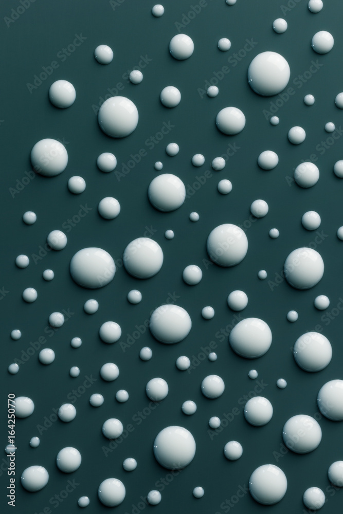 White drops on smooth surface White drops on smooth surface