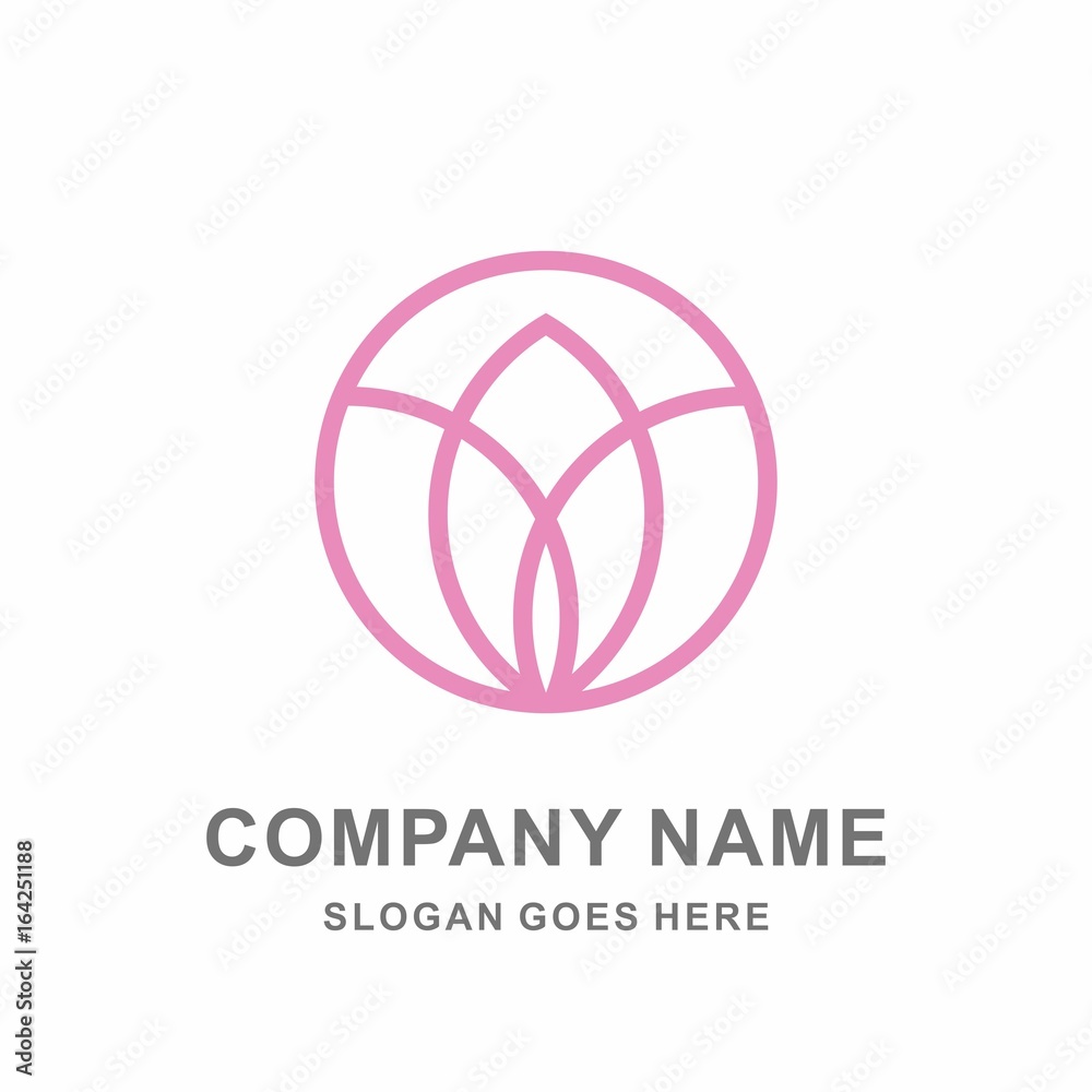 Geometric Clover Flowers Motif Pattern Beauty Cosmetic Aromatherapy Fashion Business Company Stock Vector Logo Design Template Geometric Clover Flowers Motif Pattern Beauty Cosmetic Aromatherapy Fashion Business Company Stock Vector Logo Design Template