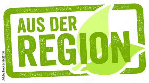 Stempel mit Aus der Region regionale Produkte photo