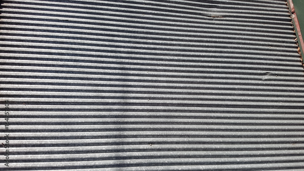 Obraz premium Corregated iron fence 1