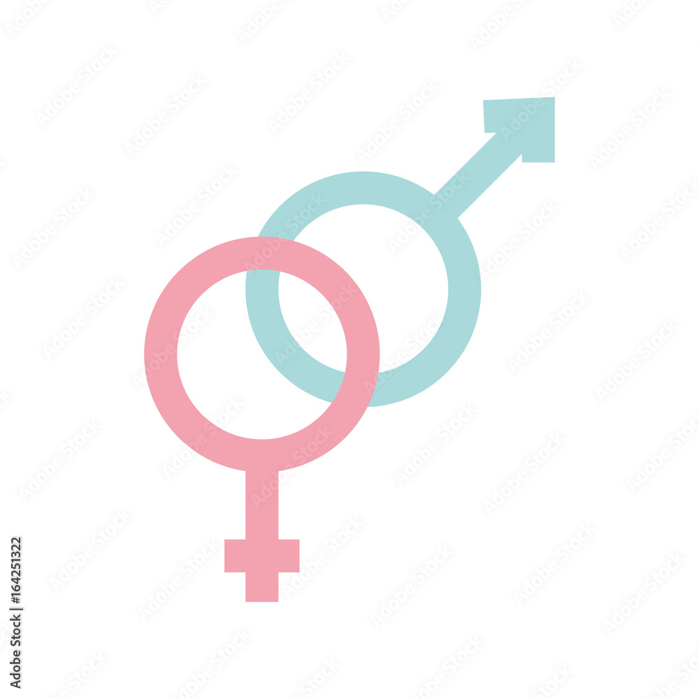 male and female symbol vector illustration design male and female symbol vector illustration design