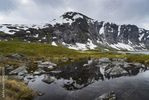 View of the mountain landscape in Norway © andrej pol