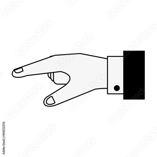 open hand sideview  icon image
