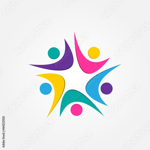 star shape logo, community logo