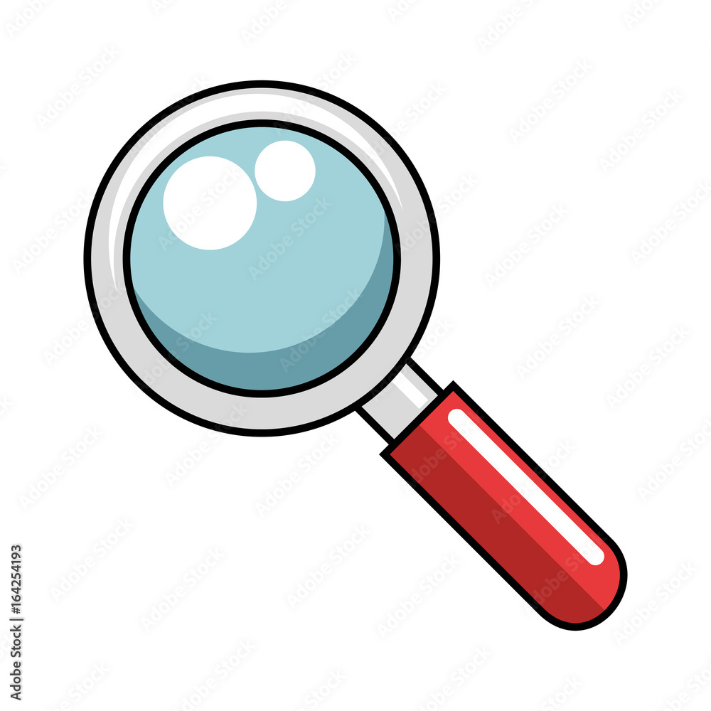 magnifying glass icon over white background vector illustration magnifying glass icon over white background vector illustration