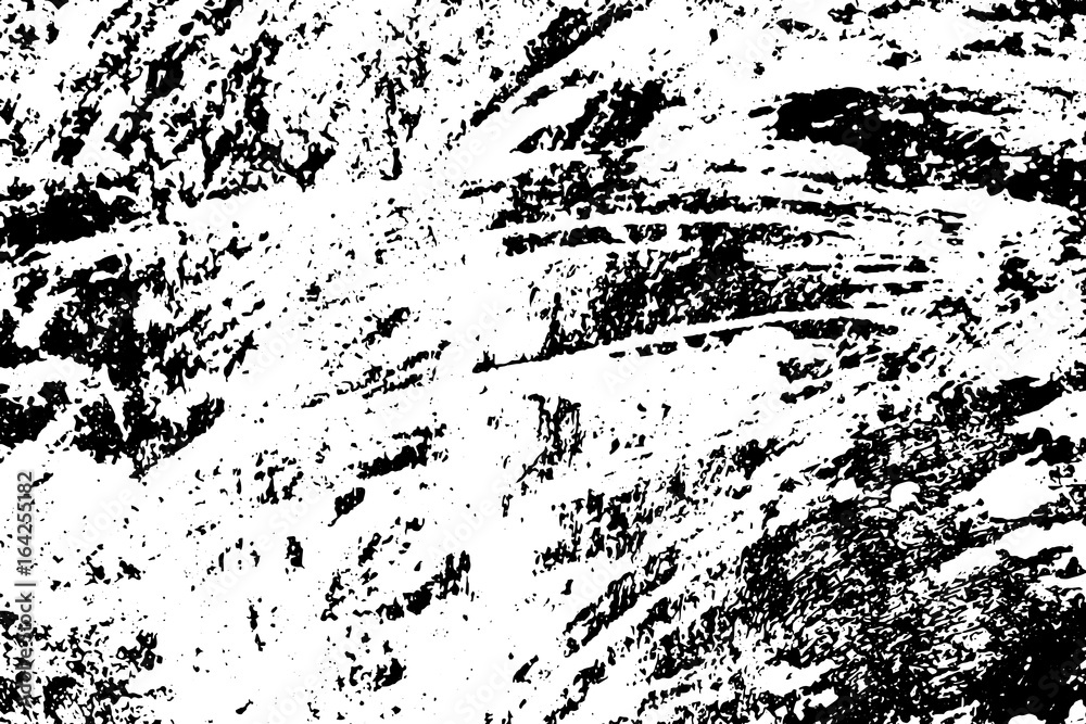Fototapeta premium Rustic stone grit vector texture. Black stains and noise for distressed effect.