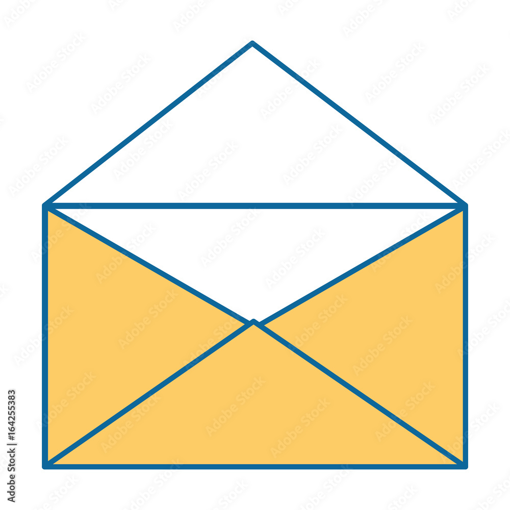 envelope icon over white background vector illustration envelope icon over white background vector illustration