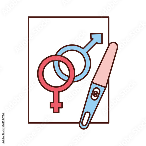 male and female symbol vector illustration design