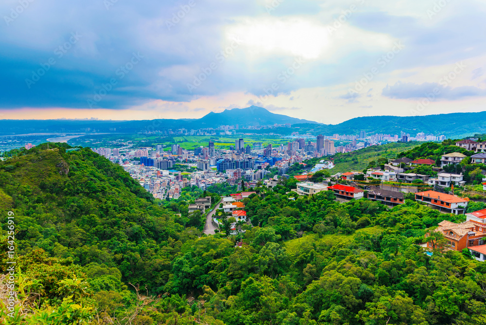 Mountain view of Taipei