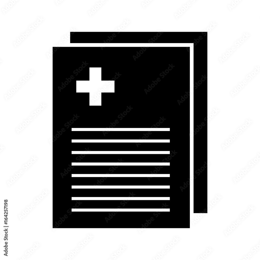 Obraz premium medical order document icon vector illustration design