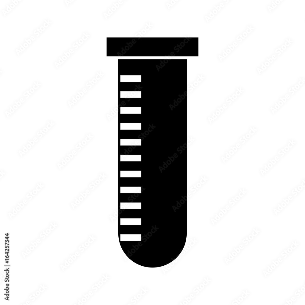 tube test isolated icon vector illustration design
