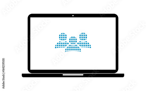 Pixel Icon Laptop - Gruppe